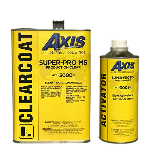 Axis Clearcoat Super-pro Acl 3000 & Bcl 3003 Activator