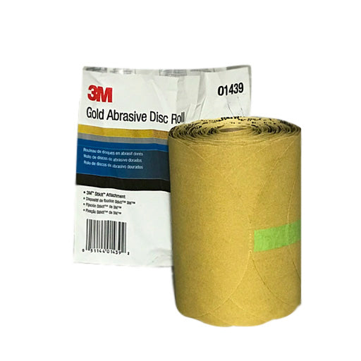 3M. Gold Abrasive Disc Roll 01439. 6"