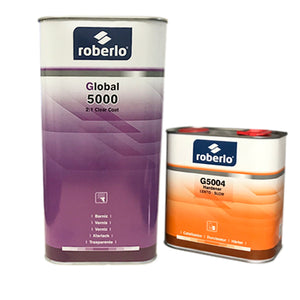 Roberlo Clear coat Global 5000 & Hardener G5004