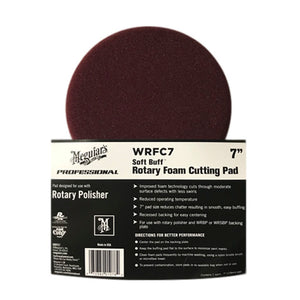 Meguiars WRFC7 Soft Buff 7" Rotary foam cutting pad.